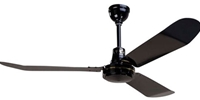 Model #160F-7BLK Black Industrial Ceiling Fan (56" Downflow, 34,500 CFM, 5 Yr Warranty, 120V)