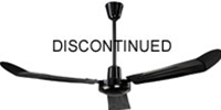 Model #CP56 BK Black Commercial Ceiling Fan (56" Reversible, 20,500 CFM, 5 Yr Warranty, 120V)