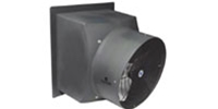 Schaefer Ventilation Model PFM Explosion Proof (Single Speed) Direct Drive Polyethylene Industrial Wall Exhaust Fan CFM Range: 2,960-6,230 (Sizes 16" thru 24")