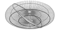Model #PG64R - 64" Ceiling Fan Guard (1.5" Wire Spacing - Standard) for 60" Ceiling Fans
