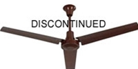 VES Environmental brand #INDB564LB Brown Heavy Duty Industrial Ceiling Fan High Output Variable Speed (56" Reversible, 5 Year Warranty, 120V)
