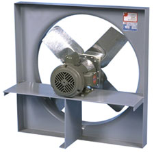 Model DDS Exhaust Fan Back View