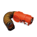 Model #9533-15 (8" Plastic Blower w/15' Duct & Canister (1/3Hp, AC, 115V, 831 CFM Free Air)