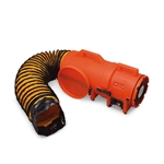 Model #9533-25 (8" Plastic Blower w/25' Duct & Canister (1/3Hp, AC, 115V, 831 CFM Free Air)