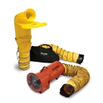 Model #9520-06M (8" Steel Confined Space Blower System, 1/3Hp, DC, 12V, 1150 CFM Free Air)