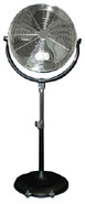 Canarm Ltd. brand 20in. Commercial Pedestal Mount Air Circulator with Tiltable Head - (1/4 Hp, 120V, 3 Speeds/6,200/5,200/4,200 CFM)