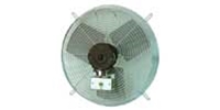 TPI Corporation brand Model CE (Two or Three Speed) Guard Mount Direct Drive Wall Exhaust Fan CFM Range: 1325 - 7900 (Sizes 10" thru 30")