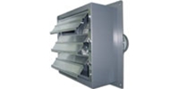 Canarm Ltd. brand Model SD (Single Speed) Single Phase Standard Duty Direct Drive Wall Exhaust Fan CFM Range: 1,640 - 17,200 (Sizes 12" thru 48")