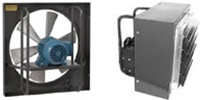 Americraft Manufacturing Model 900 Direct Drive Explosion Proof Wall Exhaust Fan CFM Range: 930 - 47,000 (Sizes 12" thru 60") - Single Phase or Three Phase