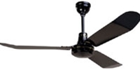 Northwest Envirofan Model #160F-7BLK Black Industrial Variable Speed Ceiling Fan (56" Downflow, 7,724 CFM, 5 Yr Warranty, 120V)