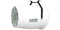 J&D Manufacturing brand Fiberglass Air Circulation Funnel Fan - 5 Models (Variable Speed, CFM Range 1,680 - 4,330, Size 16"-20")