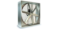 Triangle Engineering of Arkansas Model PFG (Single Speed) Belt Drive Heavy Duty Agricultural Wall Exhaust Fan CFM Range:10,380-23,800 (Sizes 36" thru 48")