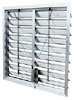 J&D Manufacturing Motorized Aluminum Intake Commercial and Agricultural Grade Power Shutter (Sizes 12" to 75")