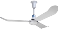 Northwest Envirofan brand  Model #260F-7 White Industrial Variable Speed Ceiling Fan (60" Downflow, 8,074 CFM, 5 Yr Warranty, 120V)