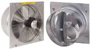 J&D Manufacturing brand Model VFT (Single or Variable Speed) Direct Drive Twister Industrial Wall Exhaust Fan CFM Range: 370-6,125 (Sizes 12" thru 24")