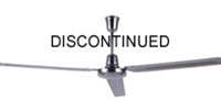 Canarm Ltd. Model #CP56CH Chrome Industrial 4-Speed Ceiling Fan (56" Downflow, 6,190 CFM, 5 Yr Warranty, 120V)