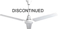 VES Environmental brand #INDB562774L White Heavy Duty Industrial and Agricultural Variable Speed Ceiling Fan (56" Reversible, 5 Year Wty, 277V)