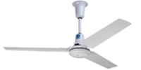 Northwest Envirofan Model #190C-7 White Industrial/Agricultural/Severe Service Variable Speed Ceiling Fan (56" Reversible, 7,212 CFM, 120V)