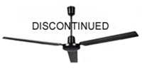 Canarm Ltd. Model #CP56BK Black Industrial 4-Speed Ceiling Fan (56" Downflow, 5 Yr Warranty, 120V)