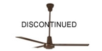 Leading Edge Model #56011 Brown Industrial Variable Speed Ceiling Fan (56" Downflow, 5 Yr Warranty, 120V)