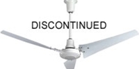 VES Environmental brand #INDC56ODP White 3-Speed Energy Star Approved Heavy Duty Industrial Outdoor Ceiling Fan (56" Downflow, 28,000 CFM, 5 Yr Wty, 120V)