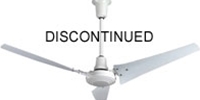 VES Environmental brand #INDC56ODP White 3-Speed Energy Star Approved Heavy Duty Industrial Outdoor Ceiling Fan (56" Downflow, 5 Yr Wty, 120V)