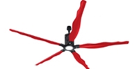 Envira North Systems Jazz brand High Volume Low Speed (HVLS) Light Industrial/ Heavy Duty Commercial Ceiling Fan w/LED Light (10 Ft., Reversible, 45,000 CFM)