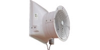VES Environmental brand AFR (Single/Var. Speed) Fiberglass Direct Drive Industrial and Agricultural Wall Exhaust Fan CFM Range: 1,600-11,700 (Sizes 12" thru 36")