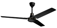 Northwest Envirofan Model #160C-7BLK Black Heavy Duty Industrial Variable Speed Ceiling Fan (56" Reversible, 7,212 CFM, 5 Yr Warranty, 120V)