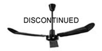 Canarm Ltd. Model #CP36BK Black Commercial Variable Ceiling Fan (36" Reversible, 5 Yr Warranty, 120V)