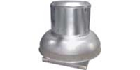 Canarm Ltd. brand Model ALX-DD Down Blast Direct Drive Spun Aluminum Centrifugal  Roof or Side Wall Mount Exhaust Fan Gen. Application CFM Range: 500 -4,400