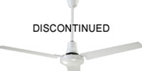 Canarm Ltd. Model #CP48 HPWP White Heavy Duty Industrial and Agricultural Variable Speed Ceiling Fan (48" Reversible, 3 Yr Warranty, 120V)