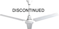 VES Environmental brand #INDB604L White Heavy Duty Industrial Ceiling Fan High Output Variable Speed (60" Reversible, 46,000 CFM, 5 Year Warranty, 120V)