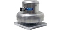 Canarm Ltd. brand Model A2X Direct Drive Centrifugal Down Blast Roof or Sidewall Mount Single Phase Exhaust Fan CFM Range: 660-3,260 @ 0" S.P.