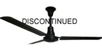 VES Environmental brand #INDB60MR4LPB Black Heavy Duty Industrial and Agricultural Variable Speed Ceiling Fan (60" Reversible, 46,000 CFM, 5 Year Wty, 120V)