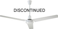 Canarm Ltd. Model #CP60 HPWP White Heavy Duty Industrial and Agricultural Variable Speed Ceiling Fan (60" Reversible, 46,000 CFM, 3 Yr Warranty, 120V)