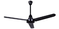 Canarm Ltd. Model #CP48D10N Black DC Industrial 5 Speed Ceiling Fan (48" Reversible, 7,370 CFM, 10 Yr Warranty, 120V, 1 Phase)