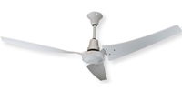 TPI Corporation Model #E-56CF White Industrial and Agricultural Variable Speed Ceiling Fan (56" Reversible, 7,775 CFM, 5 Yr Warranty, 120V)