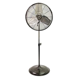 TPI brand Commercial Pedestal Mount Air Circulator - 2 Models (3 Speeds/6,000 CFM High)