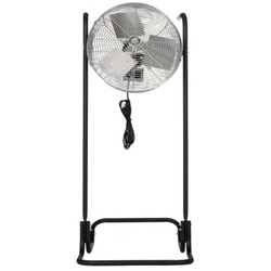 Model #F-18H-TE TPI brand 18" Industrial Workstation High Stand Floor Fan 3-Speed Non-Oscillating (1,800/1,500/1,300 CFM), 1/8 Hp, 120V