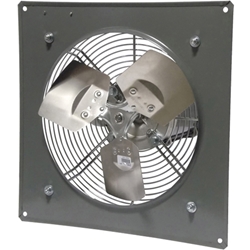 Canarm Ltd. brand Model P (Single/Variable Speed) Single Phase Panel Mount Direct Drive Wall Exhaust Fan CFM Range: 1,650 - 5,500 (9 Different Models - Sizes 12" thru 24")