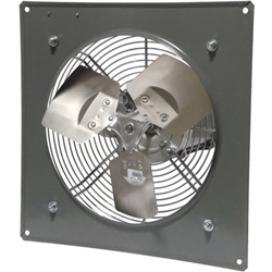 Canarm Ltd. brand Model P (Single/Variable Speed) Single Phase Panel Mount Direct Drive Wall Exhaust Fan CFM Range: 1,650 - 5,500 (Sizes 12" thru 24")