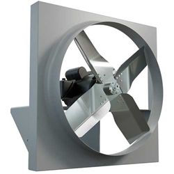 Canarm Ltd. brand Model DDS: Direct Drive Industrial Wall Exhaust Fan CFM Range: 940 - 32,563 (Sizes 12" thru 48")