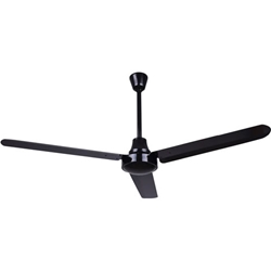 Canarm Ltd. Model #CP60DW10N Black DC Weather Proof - Water Resistant Industrial 5 Speed Ceiling Fan (60" Reversible, 8,944 CFM, 10 Yr Warranty, 120V, 1 Phase)