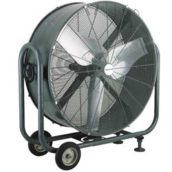 Canarm Ltd. brand Model #HVR36 Swivel Mount 36" Direct Drive 2-Speed Portable Blower (1/2 Hp, 120V, 18,564 High/16,094 Low CFM w/10' Grounded Cord and Plug)