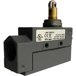 Berner Sanitation NEMA 1 Plunger/Roller Arm Door Switch (Line Voltage Controller) For 120-240V or Single Phase and Three Phase Control Panels