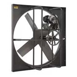 Americraft Manufacturing Model 800 Belt Drive Heavy Duty Industrial Wall Exhaust Fan CFM Range: 4,900 - 73,203 (Sizes 24" thru 72") - Single Phase or Three Phase
