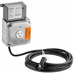 Berner International 120V Load Center Box with Magnetic Reed Door Switch for Use with Berner Drive Thru Window Air Curtains (Needed When Door Switch Activation is Required)
