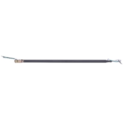 36" Black Down Rod with Lead Wires fits Canarm Ltd. brand DC Industrial or Commercial Ceiling Fans