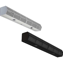 Model #SLC07-2108A 1-Speed Low Profile Sanitation Air Curtain (8Ft.) or 108in wide (2) motors @ 1/5 Hp up to 8Ft. Door Height 1 Phase